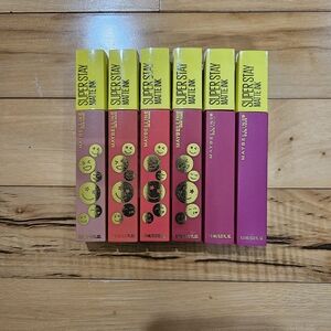 Maybelline Super Stay Matte Ink Liquid Lipstick Set Of 6 Shades